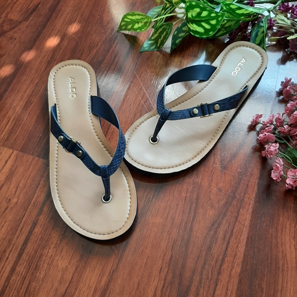 ALDO Blue SANDAL - Picture 1 of 10